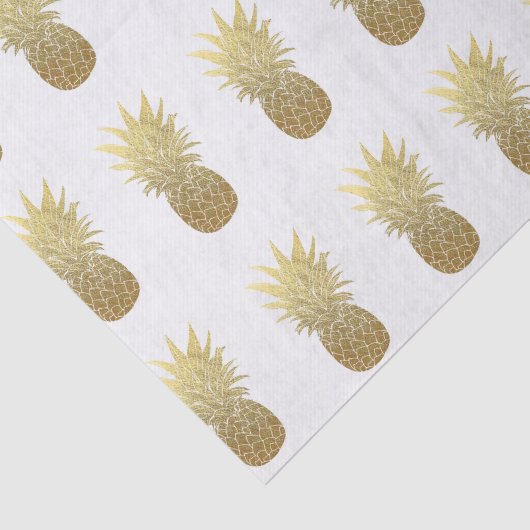 Hellrosa Imitat-Goldfolien-Ananas-Seidenpapier Seidenpapier (Ausschnitt)