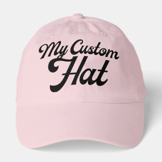 HELLROSA Individuelle Baseballkappe leer (Dad Cap) Truckerkappe