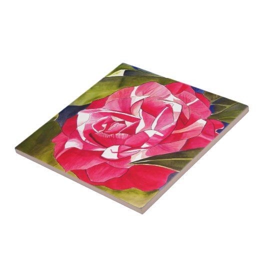 Hellrosa Kamelien Blume Fliese (Seite)