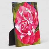 Hellrosa Kamelien Blume Fotoplatte (Seite)
