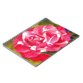 Hellrosa Kamelien Blume Notizblock (Linke Seite)