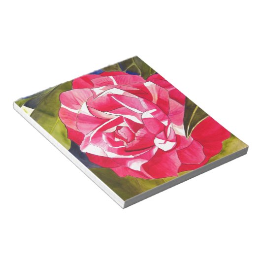 Hellrosa Kamelien Blume Notizblock (angewinkelt)