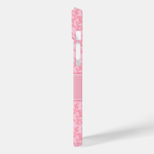 Hellrosa Kangaroo Paws gemustert Case-Mate iPhone Hülle (Rückseite / Links)