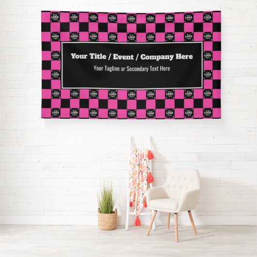 Hellrosa Karo - Corporate Event / Messe Banner (Insitu)