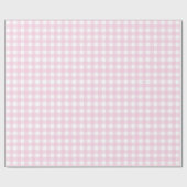Hellrosa Karo-elegantes Geschenkpapier zum 50. Geb (Flach)