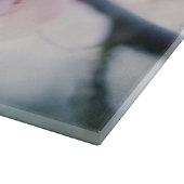 Hellrosa Kirschblüten Schneidebrett (Ecke)