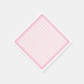 Hellrosa klassisches Design Braut-Shower-Papier Se Serviette (Ecke)