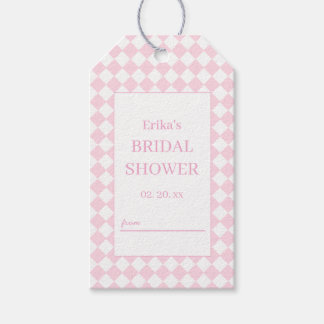 Hellrosa klassisches Design Brautparty-Geschenkanh Geschenkanhänger