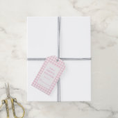 Hellrosa klassisches Design Brautparty-Geschenkanh Geschenkanhänger (Mit Garn)