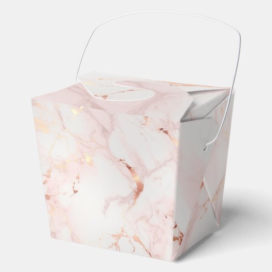 Hellrosa Körbchen Geschenkschachtel (Vorderseite)