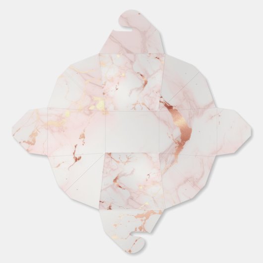 Hellrosa Körbchen Geschenkschachtel (Ungeklappt)