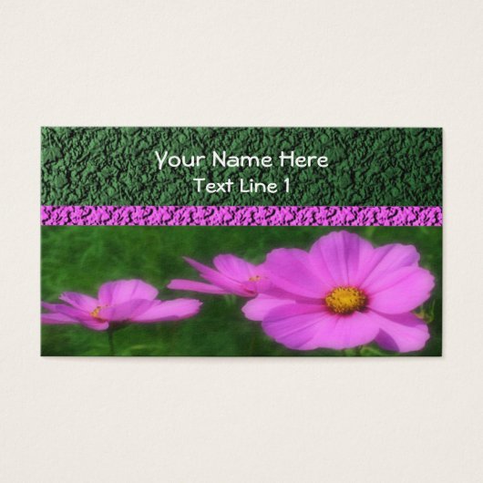 Hellrosa Kosmos-Blume (Vorderseite)