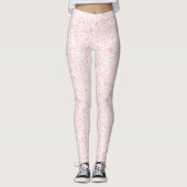 Hellrosa Leggings mit Swirt (Vorderseite)