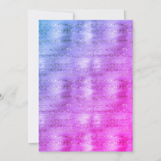 Hellrosa Lila Multi Gemustert Elegante Hochzeit Einladung (Rückseite)
