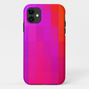 Hellrosa Lila- und Orangenmosaikmuster Case-Mate iPhone Hülle