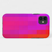 Hellrosa Lila- und Orangenmosaikmuster Case-Mate iPhone Hülle (Rückseite (Horizontal))