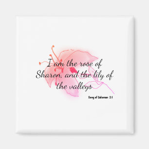 hellrosa Lilie Magnet