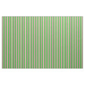 Hellrosa, Limettengrün und schwarz gefärbte Linien Stoff (Yard (91,4 cm))