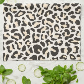 Hellrosa Luxe Leopard Print Retro Küchentücher (Gefaltet)