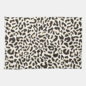Hellrosa Luxe Leopard Print Retro Küchentücher (Horizontal)