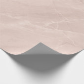 Hellrosa Marmor Moderne Weiche Gestaltung Geschenkpapier (Ecke)