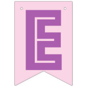 HELLROSA MEHRFARBIGES ☆ SÜSSES BABY ☆ ZEICHEN WIMPELKETTE (Dritte Fahne)