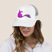 Hellrosa Mermaid Schwanz Truckerkappe (Beispiel)