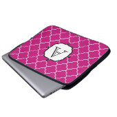 Hellrosa Monogram-Notebookschlauch Laptopschutzhülle (Vorne Knopf)