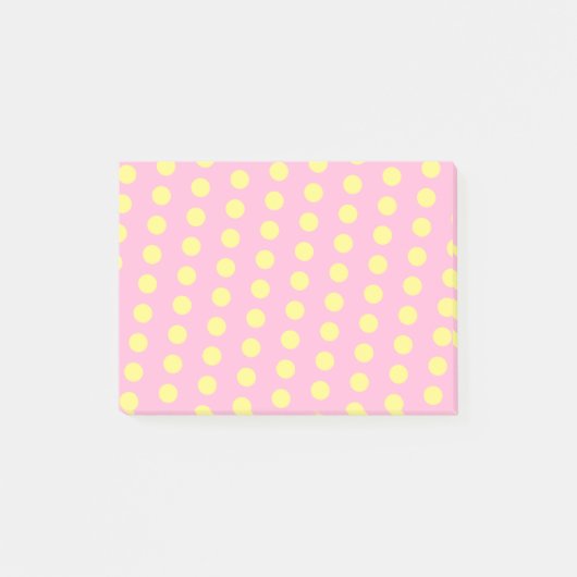 Hellrosa Nachhinweise Post-it Klebezettel (Vorderseite)