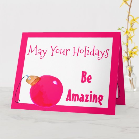 Hellrosa, nichttraditionell gestylt karte (Gelbe Blume)