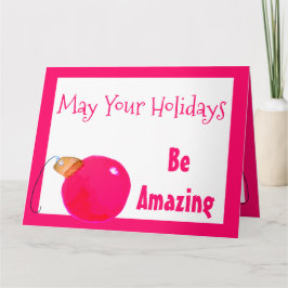 Hellrosa, nichttraditionell gestylt karte