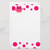 Hellrosa Ohr Briefpapier (Vorne/Hinten)