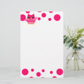 Hellrosa Ohr Briefpapier (Stehend Vorderseite)