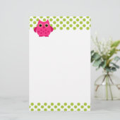 Hellrosa Ohr Briefpapier (Stehend Vorderseite)