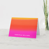 Hellrosa Orange Personalisierter Name