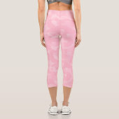 Hellrosa Pastel Classic Camouflage Camouflage Must Capri Leggings (Rückseite)