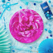 Hellrosa Peony Tellers, 9", Rundpapier Pappteller (Party)