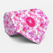 Hellrosa Platterbsen Krawatte (Gerollt)