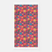 Hellrosa Polster-Punktmuster Serviette (Vorderseite)