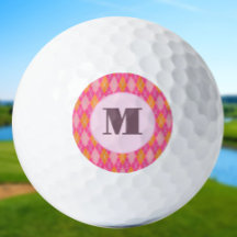 Hellrosa Preppy-Raute, kundenspezifische Monogramm