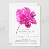 Hellrosa Probe Einladung (Vorne/Hinten)