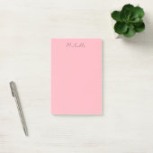 Hellrosa professionelle einzigartige klassische Ha Post-it Klebezettel (Büro)