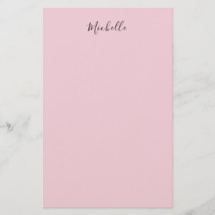 Hellrosa professionelles einzigartiges klassisches briefpapier