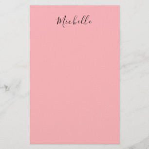 Hellrosa professionelles einzigartiges klassisches briefpapier