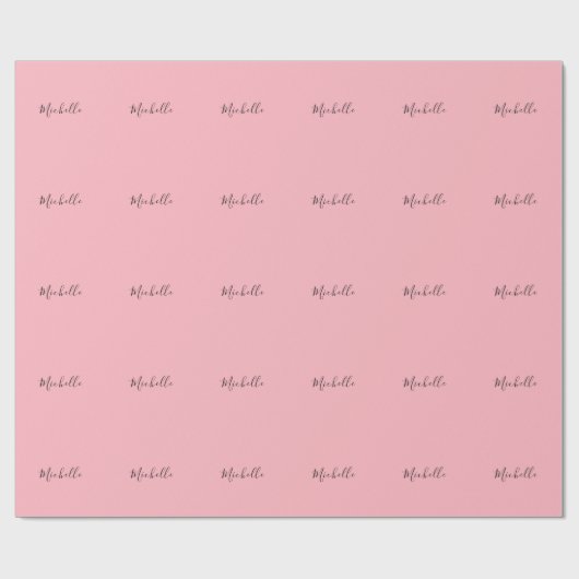 Hellrosa professionelles einzigartiges klassisches geschenkpapier (Flach)