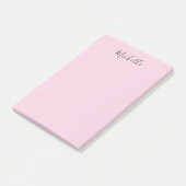 Hellrosa professionelles einzigartiges klassisches post-it klebezettel (angewinkelt)