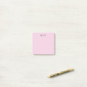 Hellrosa professionelles einzigartiges klassisches post-it klebezettel (Auf Schreibtisch)