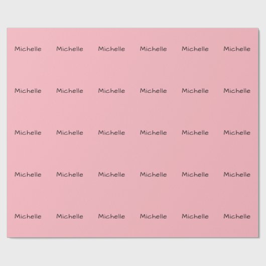 Hellrosa professionelles einzigartiges lässiges Ha Geschenkpapier (Flach)