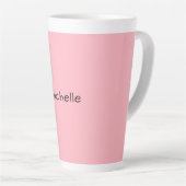 Hellrosa professionelles einzigartiges lässiges Ha Milchtasse (Rechte Ecke)