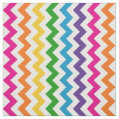 Hellrosa Rainbow-Zickzack Gewebe Stoff (Muster)